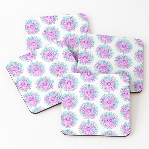 Item preview, Sea Foam Glow Colorful Mandala designed and sold by XanderWitch Creative.