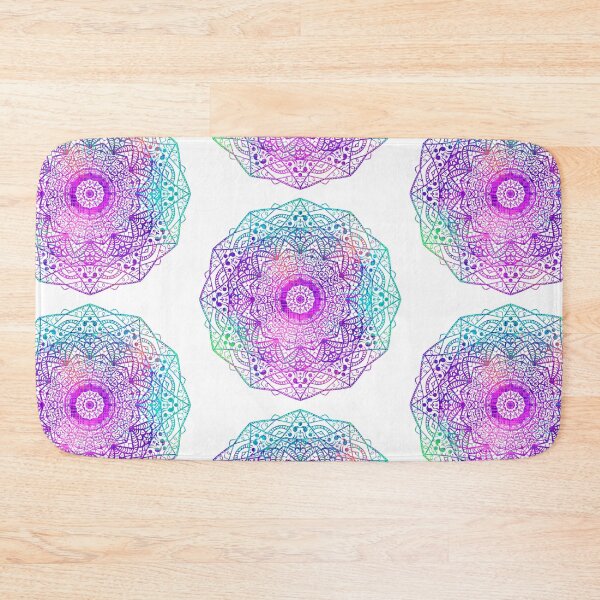 Item preview, Sea Foam Glow Colorful Mandala designed and sold by XanderWitch Creative.
