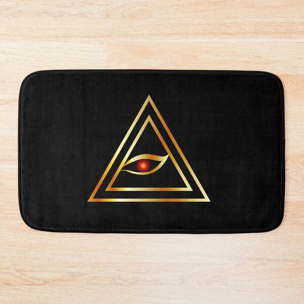 Item preview, All Seeing Eye of illuminati in gold designed and sold by Shawlin Islam.