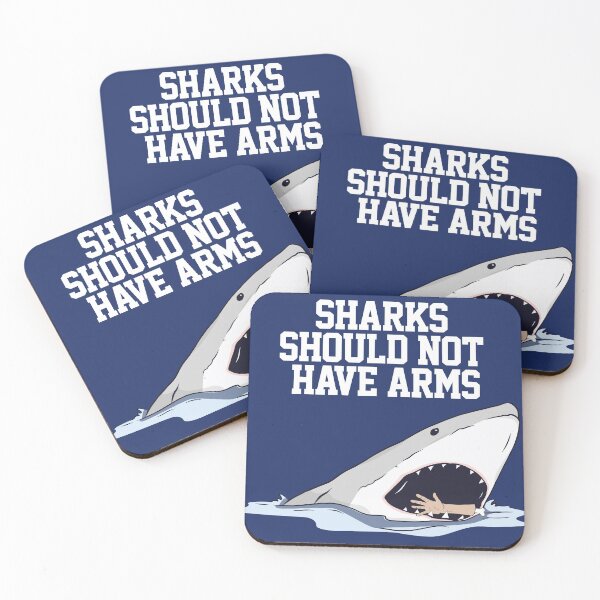 Item preview, Sharks Should Not Have Arms (A Day at the Beach Shirt) designed and sold by countercolour.