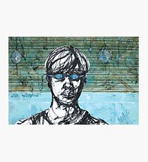 Dive In - Self Portrait with Goggles Photographic Print