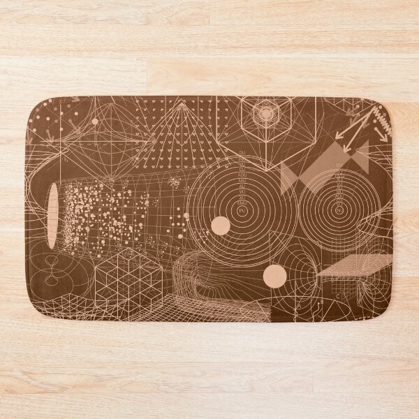 Item preview, Geometry Symbol Science Brown designed and sold by SpiceTree.