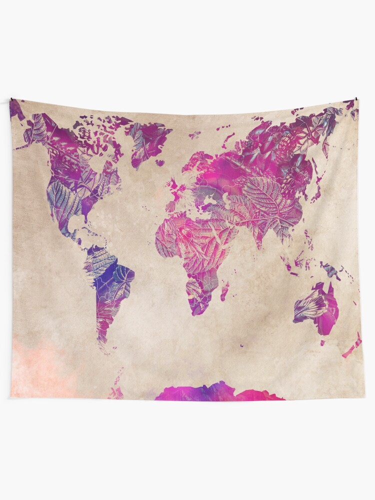 Alternate view of world map 22 #map #worldmap Tapestry