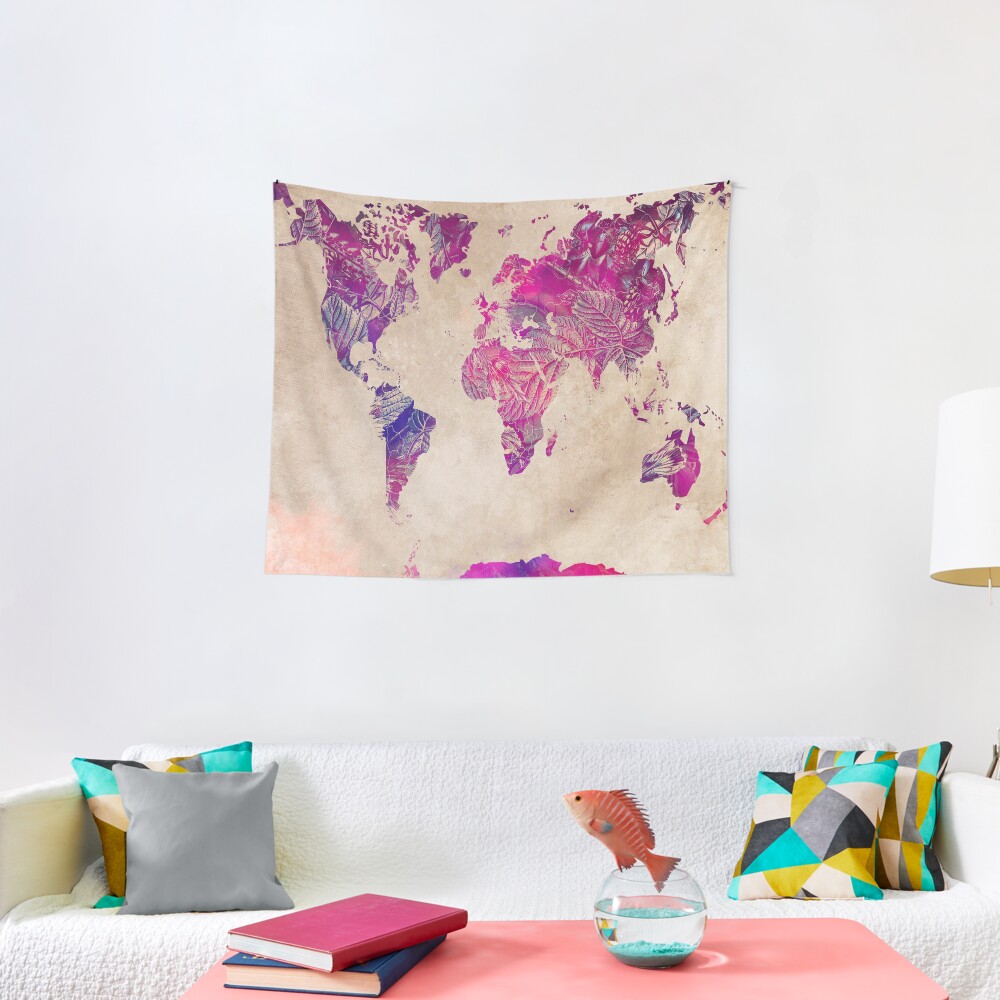 world map 22 #map #worldmap Tapestry