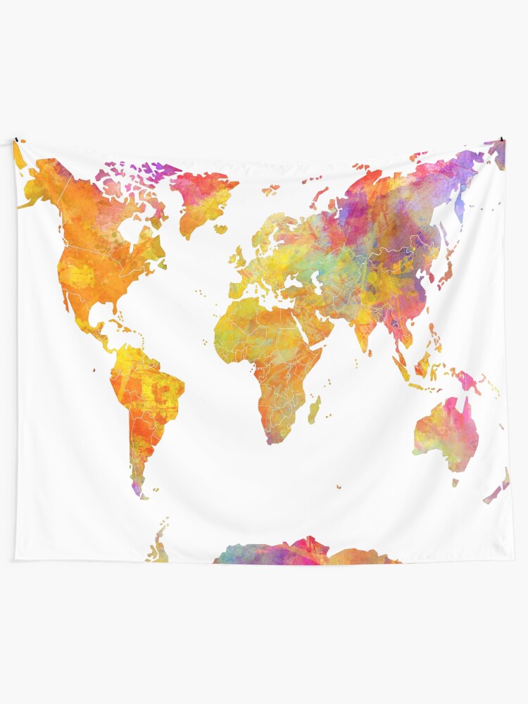 Alternate view of world map 23 #map #worldmap Tapestry