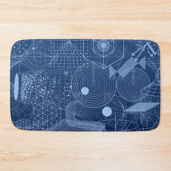 Item preview, Geometry Symbol Science Blue designed and sold by SpiceTree.
