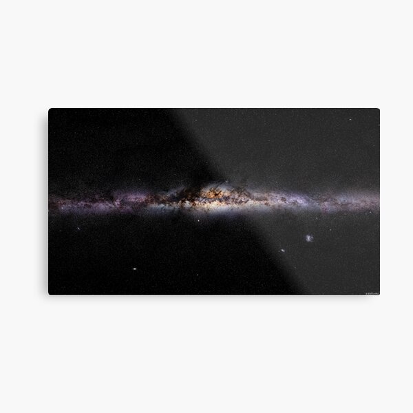 Milky Way Panorama Metal Print