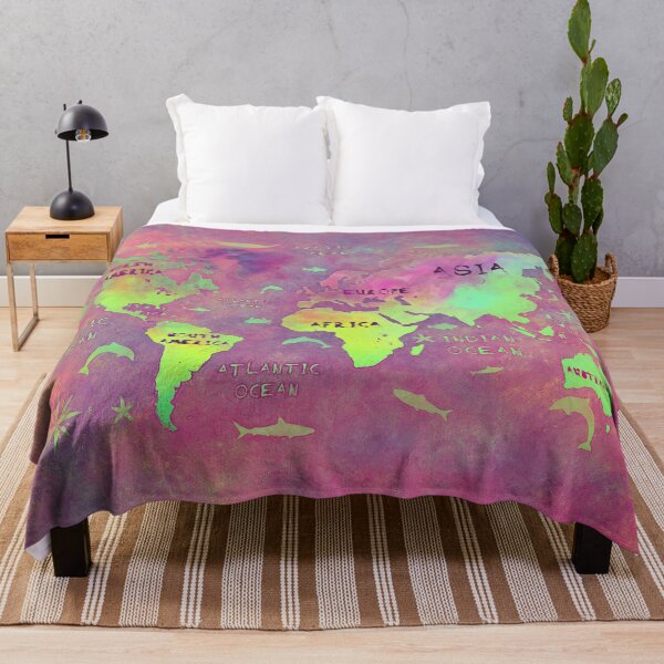 Item preview, world map 50 pink #map #worldmap designed and sold by JBJart.