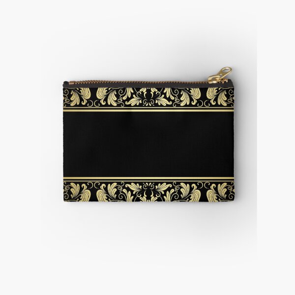 Item preview, Black Gold Border Floral designed and sold by SpiceTree.