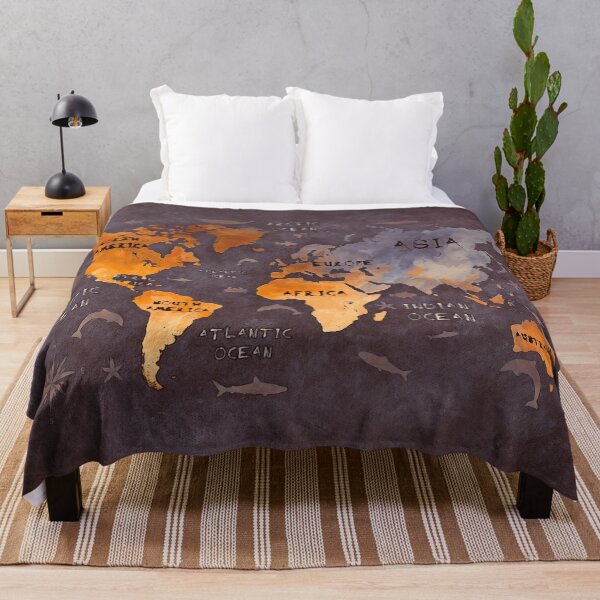 Item preview, world map 51 brown #map #worldmap designed and sold by JBJart.