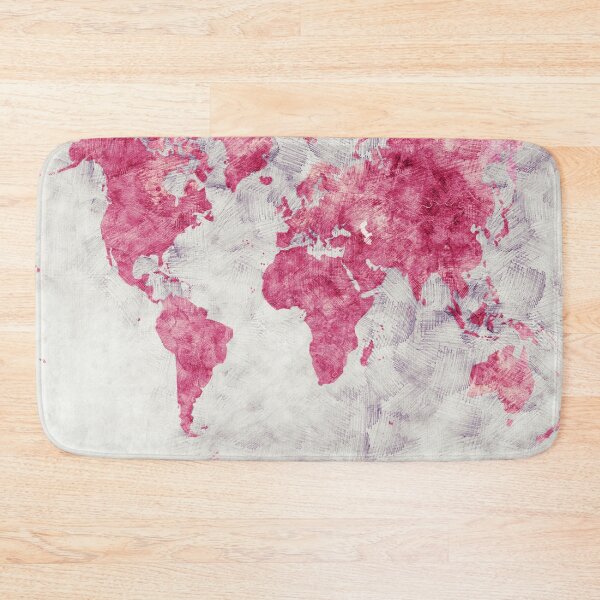 Item preview, world map 53 red #map #worldmap designed and sold by JBJart.