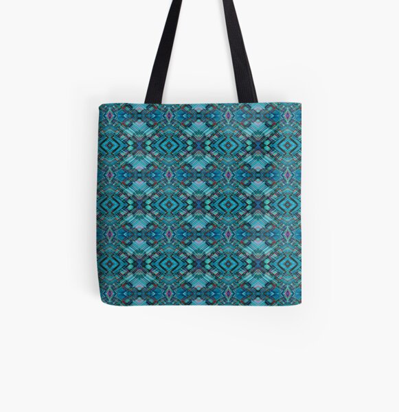 Lazy Plaid Scatter All Over Print Tote Bag