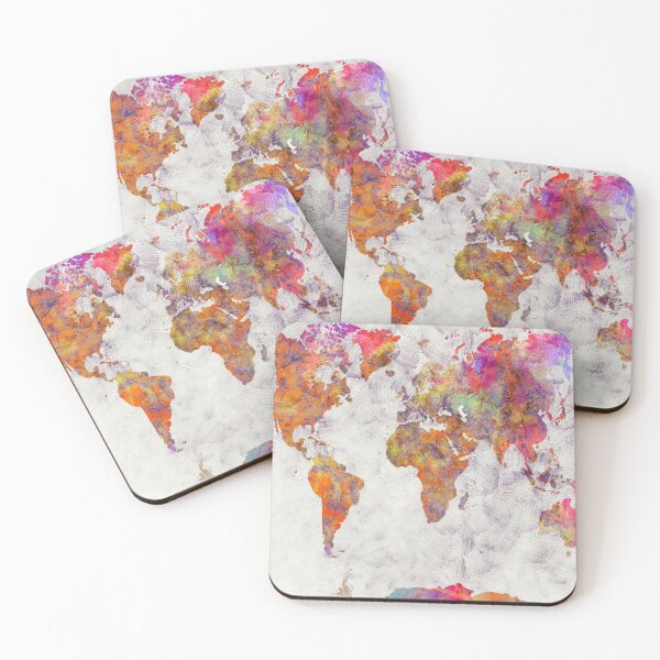 Item preview, world map 54 color #map #worldmap designed and sold by JBJart.