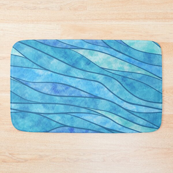 Item preview, Blue Waves Ocean Abstract designed and sold by SpiceTree.