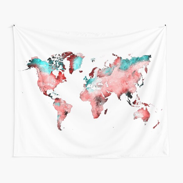 world map 72 #map #worldmap Tapestry