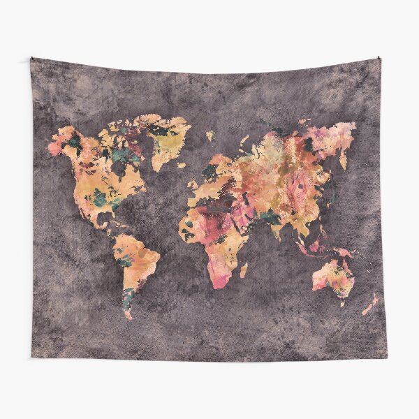 world map 68 #map #worldmap Tapestry