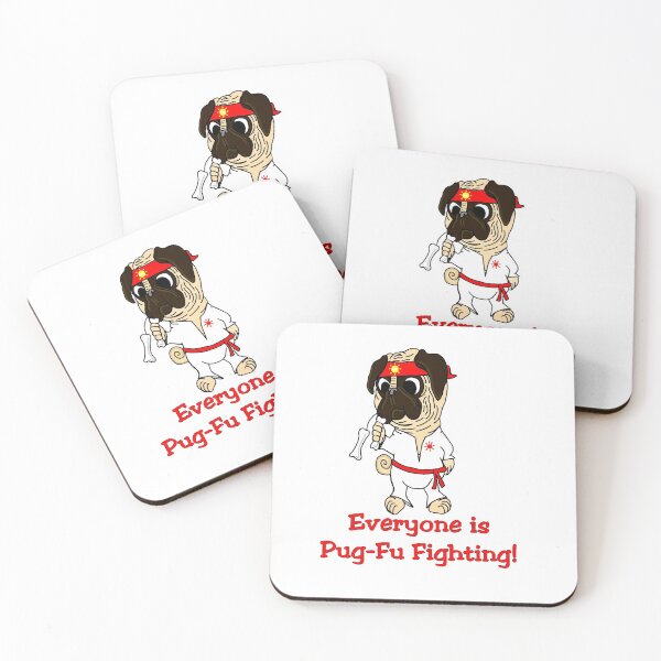 Item preview, Pug-Fu Fighting designed and sold by imphavok.