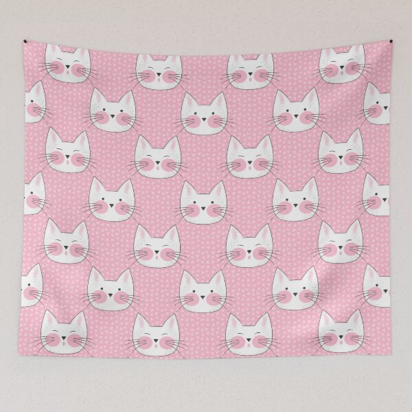 Item preview, Girls Birthday Cute Pink Kitten Cat Pattern designed and sold by AntiqueImages.
