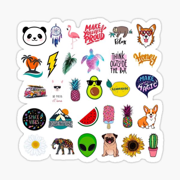 Item preview, Hydroflask Sticker Pack designed and sold by carolinepvoigt.