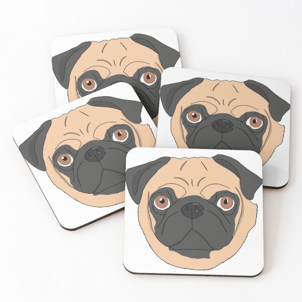 Item preview, Pug face designed and sold by AMCArts.