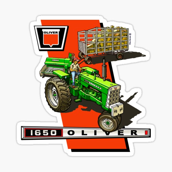 Oliver 1650 Sticker
