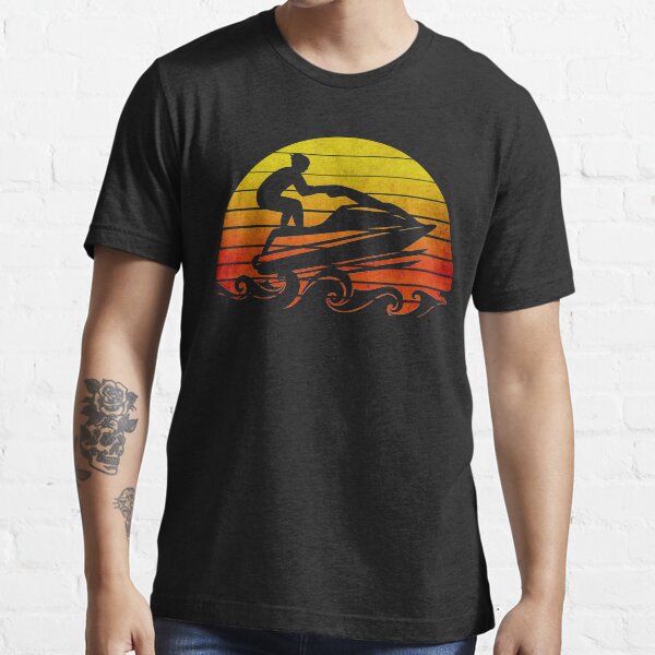 Jet Ski Shirt Retro Vintage Funny Jetski Gift Idea  Essential T-Shirt