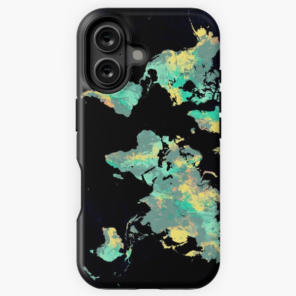 Item preview, world map 87 green blue #map #worldmap designed and sold by JBJart.