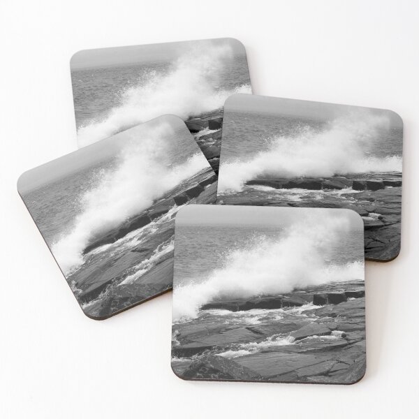 Item preview, Waves crashing on a rocky shore designed and sold by Allen Penton.