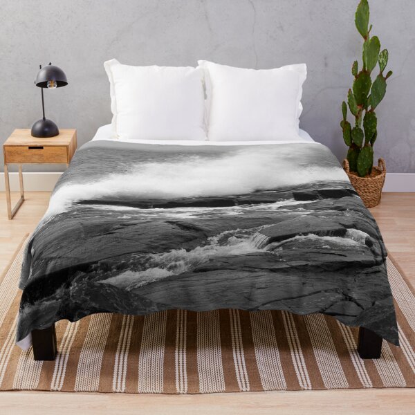 Item preview, Waves crashing on a rocky shore designed and sold by Allen Penton.