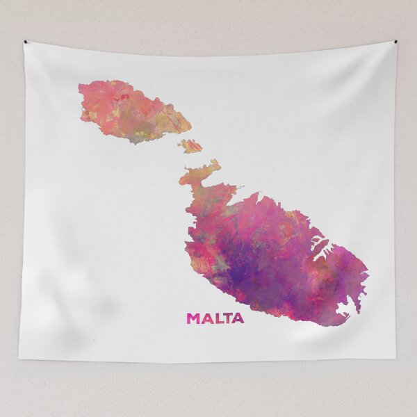 Item preview, Malta map #malta #map designed and sold by JBJart.