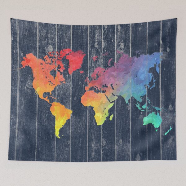 Item preview, world map 97 colors blue #worldmap #map  designed and sold by JBJart.