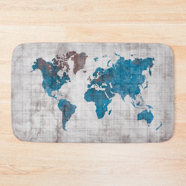 Item preview, world map 96 blue #worldmap #map  designed and sold by JBJart.