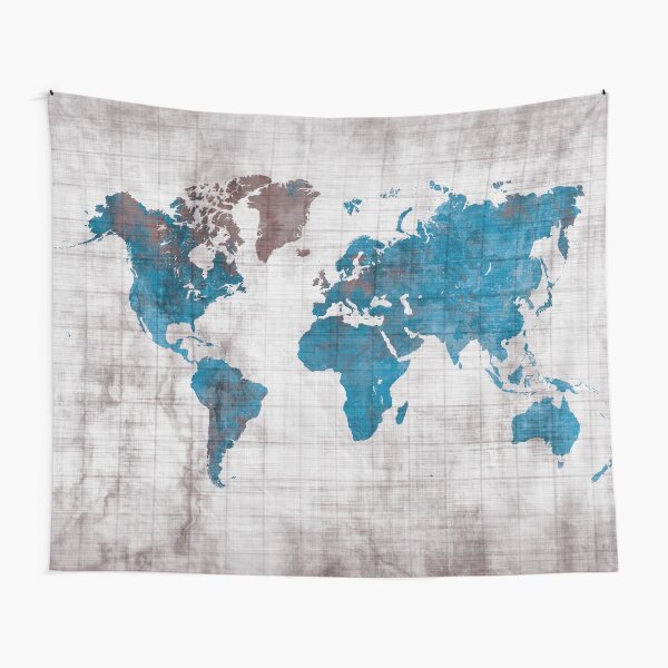 Item preview, world map 96 blue #worldmap #map  designed and sold by JBJart.
