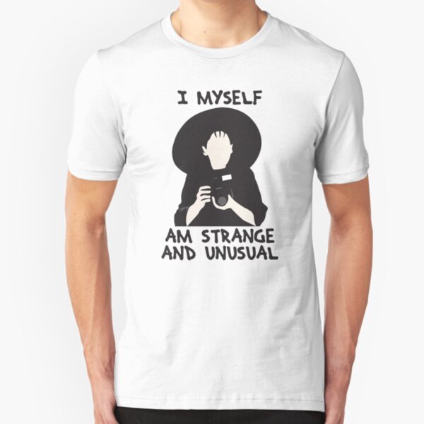 I myself am strange and unusual - Beetlejuice Slim Fit T-Shirt