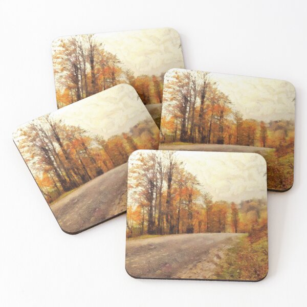 Item preview, Path in the forest in autumn  designed and sold by Ghazal-art.