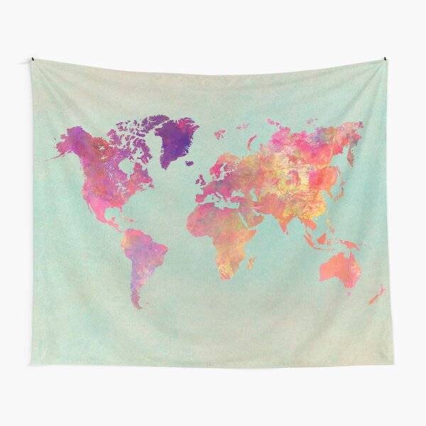 world map 102 #worldmap #map Tapestry