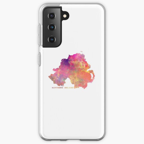 Northern Ireland #map #ireland Samsung Galaxy Soft Case