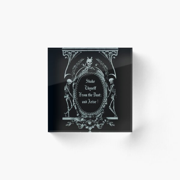 Gothic Halloween Acrylic Block