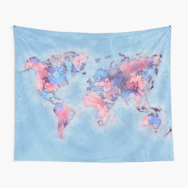world map 110 #worldmap #world #map Tapestry