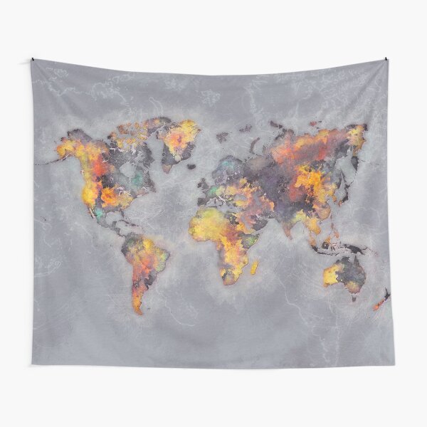 world map 111 #worldmap #world #map Tapestry