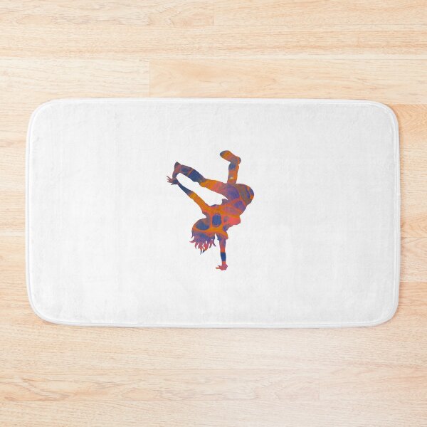 Item preview, A colorful break dancer silhouette designed and sold by themuseinspired.