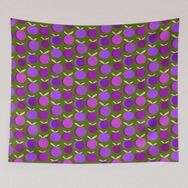 Item preview, Plums in a pattern designed and sold by M-Lorentsson.