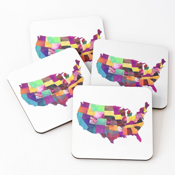 Item preview, USA map art 1 #usa #map  designed and sold by JBJart.