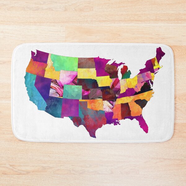 Item preview, USA map art 1 #usa #map  designed and sold by JBJart.
