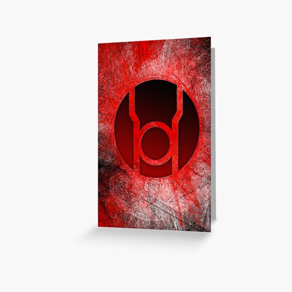 Red Lantern Poster v.1 Greeting Card