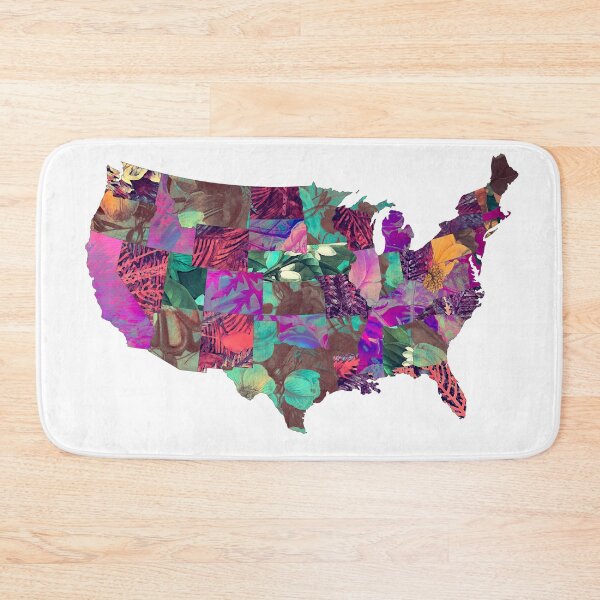 Item preview, USA map art 3 #usa #map designed and sold by JBJart.