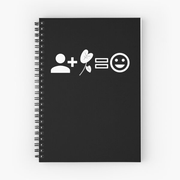 Item preview, Plants Equal Happiness for Dark Backgrounds designed and sold by thebrightspotco.