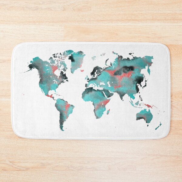 Item preview, world map 125 art #worldmap #map designed and sold by JBJart.