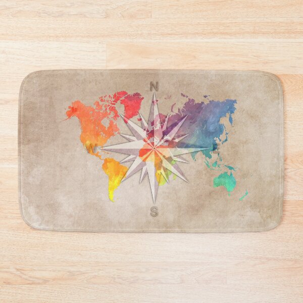 Item preview, world map wind rose 1 #worldmap #map designed and sold by JBJart.