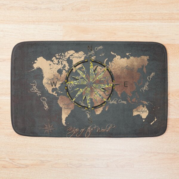 Item preview, world map wind rose 8 #worldmap #map designed and sold by JBJart.